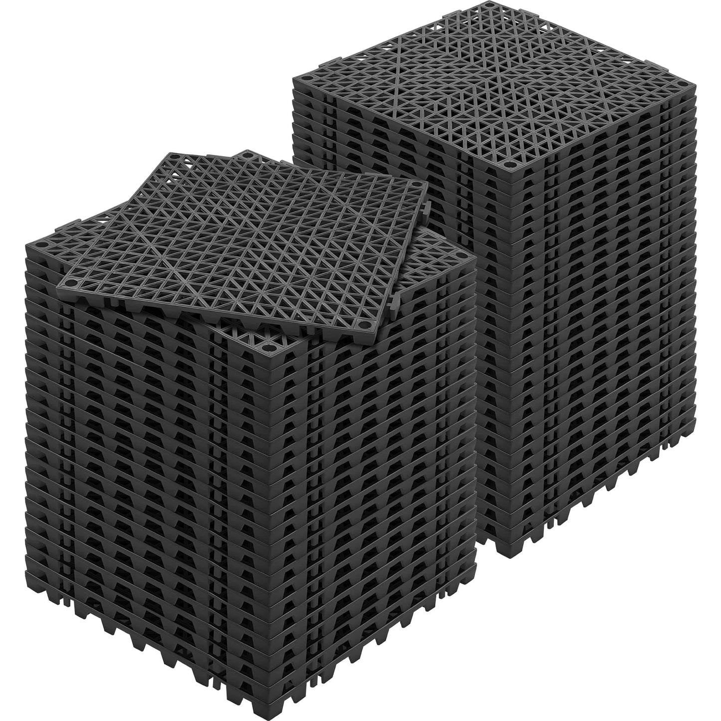 Interlocking PVC Drainage Tiles Non Slip For Bathroom And Pool