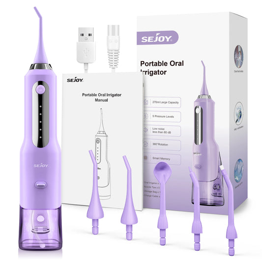 Sejoy Rechargeable Oral Irrigator for Effective Dental Care