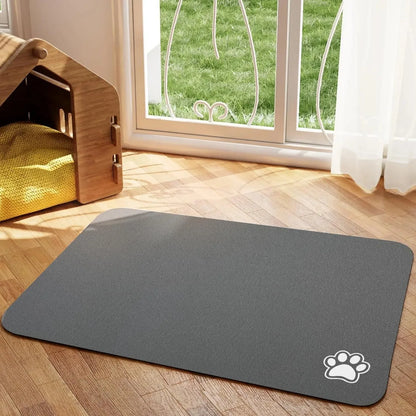 Absorbent Pet Feeding Mat for Easy Cleanups and Quick Drying